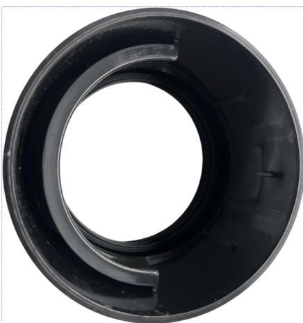 Wafix PP Verloop 110-90 mm (Excentrisch) - 3414211090