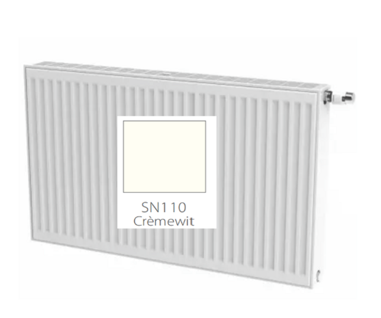 Stelrad paneelradiator Novello 8 T22 H500 L2400 (3586 Watt)  KLEUR SN120 Creme wit