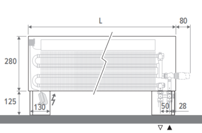 Jaga Mini Hybrid vrijstaand 028 x 241 x 16  (10512 W bij 75/65/20°C)