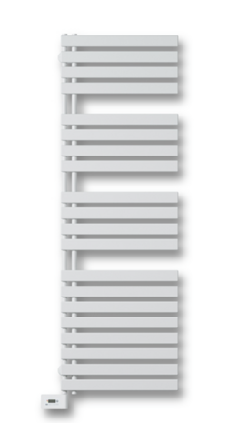 elektrische  handdoekradiator Vasco Aster HF-S EL  H1830  B450  (750  Watt)  RAL 9016 