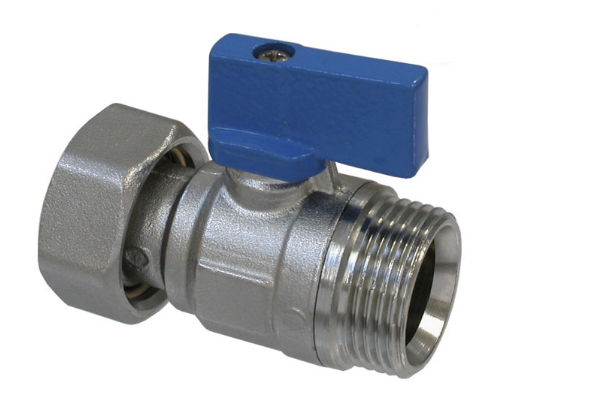 Collector Bolkraan GROTE DOORLAAT  3/4" M -  Alupex 16/2 met alu hendel - tweedelig Premium