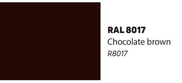 Radson opbouw standconsole voor FLEX 8 paneelradiatoren  Type 22/33 - 1 stuk RAL 8017 CHOCOLAT BROWN
