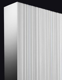 Vasco Bryce V75 Verticale Aluminium Radiator H1600 B525 (1623 Watt) - witte structuurlak S600