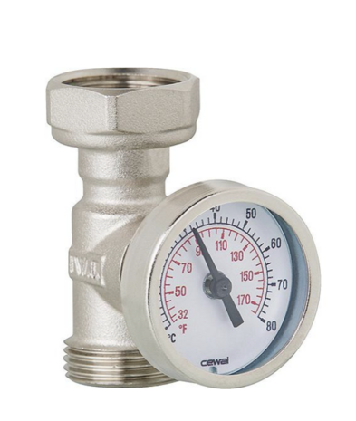 Begetube Thermometer 2x M24 (Vloerverwarming)  281001000