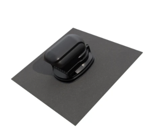Ubbink Signo ge&iuml;soleerde kabeldoorvoer hellend pannendak 15-55&deg; - 120 mm - zwart