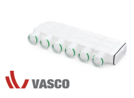 Vasco Verdelerbalk inbouw 6 aansluitingen 75mm antistatisch - easyflow beton 11VE40352