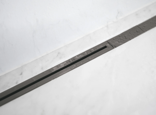 CarroDrain vloergoot Twiggi  XS LOW  80 TOT 110 CM  met SMOKE  Rooster