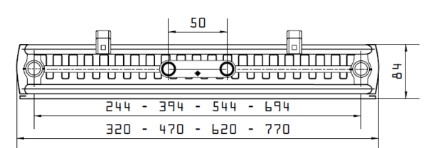 Radson Kos Verticale Radiator T21 H1800 B600 (1772 Watt)  KLEUR
