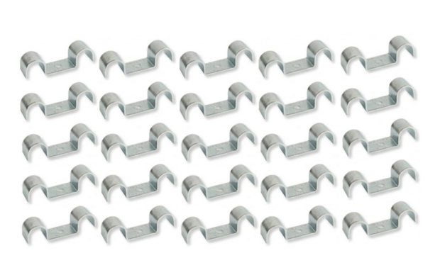 Buisklem dubbel 15/16 mm voor Alpex 16 zonder mantel (25 stuks) Staal