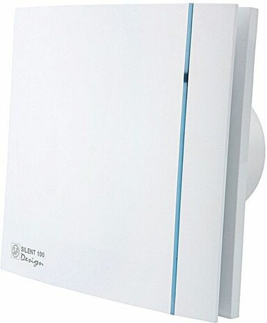 S&P Silent 100 CZ Design Badkamerventilator wit 220V