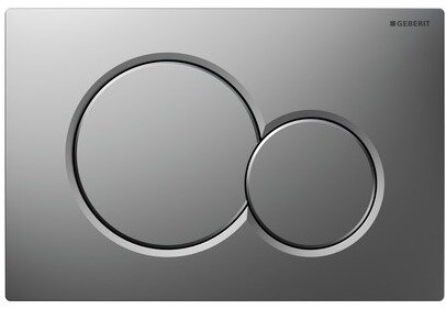 Geberit Sigma 01 Drukplaat 2-Toets Mat Chroom  115770JQ5