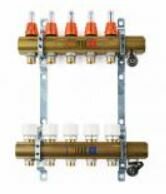 Begetube 6 Kringen Collector 4/4&quot; Met Debietmeters  211105906