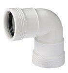 Wafix PP Bocht FF 40 mm  90&deg;   WIT 3421204009