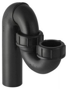 Geberit PE Sifon S Ingang 40 mm / Uitgang 50 mm   152.032.16.1