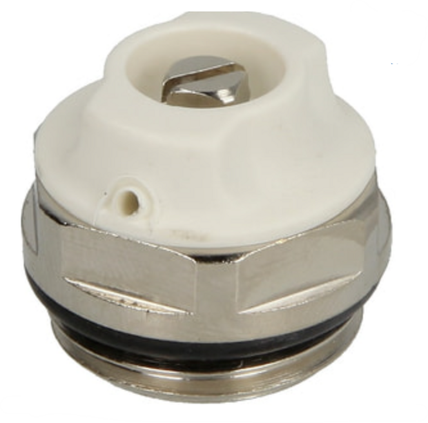 Radiator ontluchter 1/2&quot; met O-ring