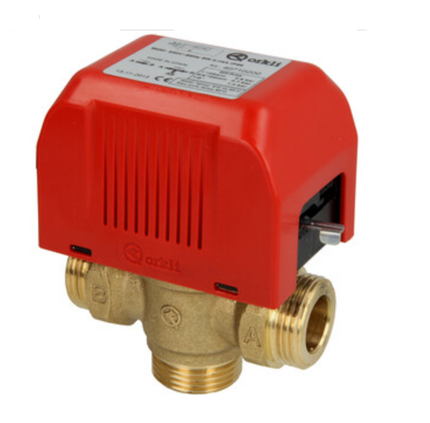 Orkli Driewegkraan 230 volt 4/4&quot; buitendraad (zonder eindeloopcontact)