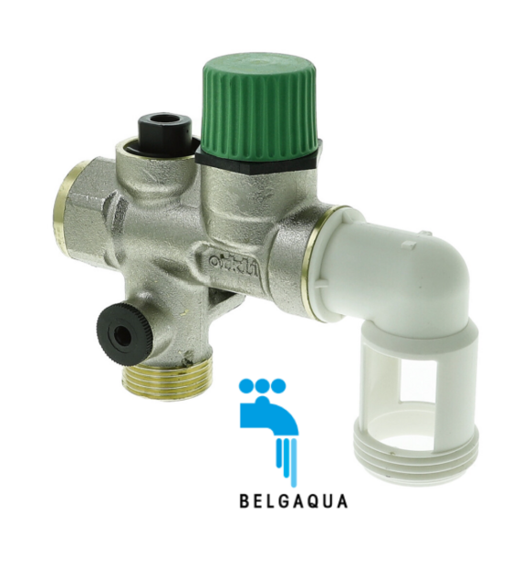 Orkli Veiligheidsgroep 3/4&quot;MF Horizontaal met Draaibare afvoer  GS23100001