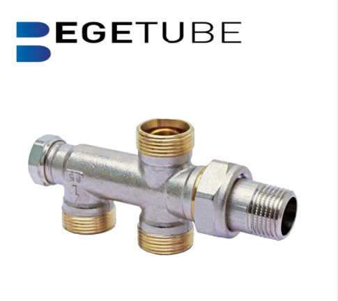 Begetube Onderverdeelstuk ZIJKANT 100% Vloer 1/2&quot;M x M24 - 119020052