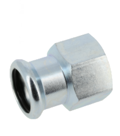 Staalverzinkte Persfitting Puntstuk BF 1&quot; V x 28   300855