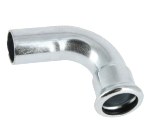 Staalverzinkte Persfitting BF  Bocht 90&deg; MV 35 mm  300530