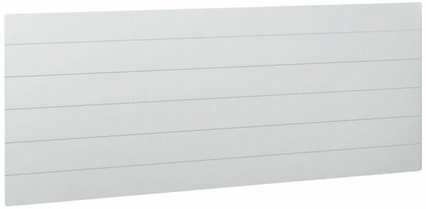 VKM8 Vlakke Voorplaat Met LIJNmotief &gt; Radiator Maat H600 L2000