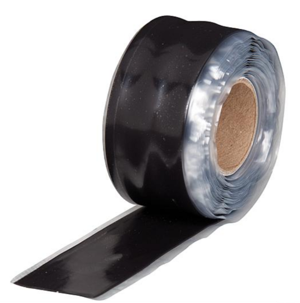 Vulcaniserende zwarte reparatie  Tape 25 mm (Rol 3 m) 