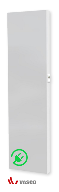 Vasco Electric E-PANEL VERTICAAL EP-V FL H1800 x B500 (1250 Watt)  RAL 9016