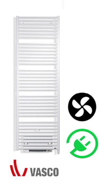 Vasco Electric IRIS-A HD-EL-BL H1308 B500 (750 +1000 Watt) MET BLOWER  RAL 9016 11392-02