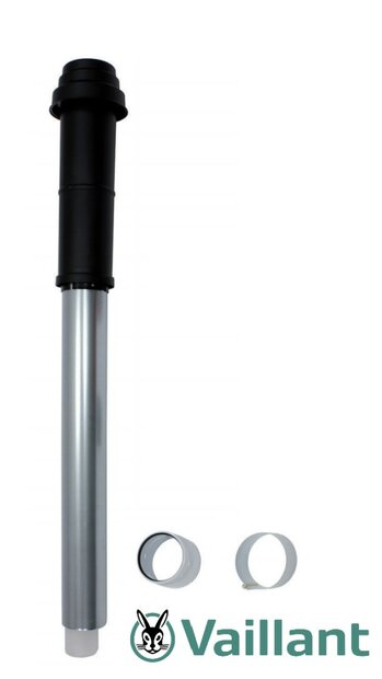 Vaillant Dakdoorvoer PP/ALU - 80/125 mm condensatie - 303200