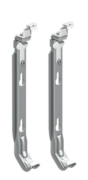 set wandbeugels voor paneelradiator H300 met bovenrooster
