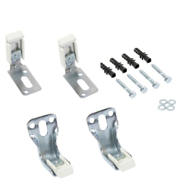 Set Universele ophangconsolen voor radiator zonder sierrooster