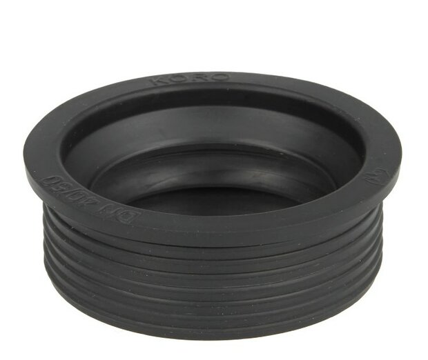 Rubber sifon verloop Dichting  50/40 mm