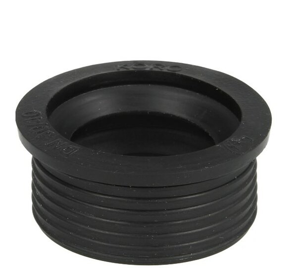 Rubber sifon  verloop Dichting  40/32 mm