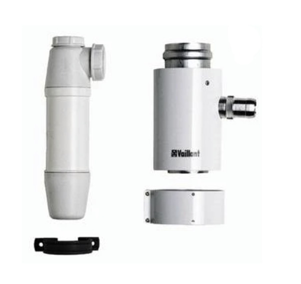 Vaillant RGA concentrisch Alu/staal condensafvoer 60/100 mm - met sifon Turbomag