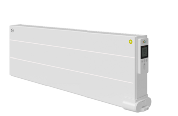 Radson Yali RAMO PLUS  Electric H300 x B2000 (2000 Watt) MET VLAKKE VOORPLAAT MET LIJNMOTIEF RAL 9016