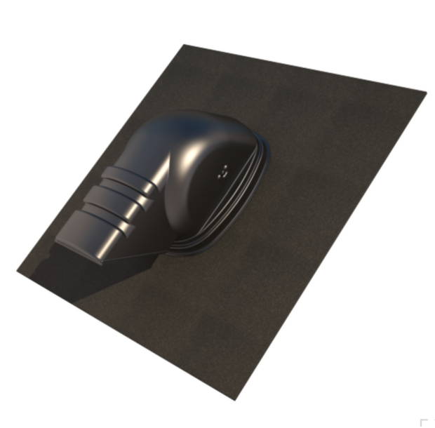 KABEL- EN LEIDINGDAKDOORVOERPAN SOLAR VOOR HELLEND DAK 110MM 