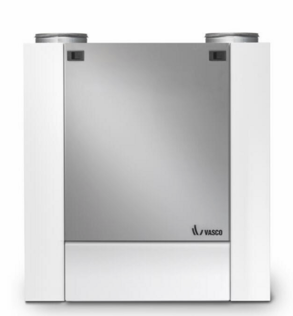 Vasco Ventilatie Unit D425 (wandmodel) - 400 m&sup3;/h (Systeem D)  11VE00045