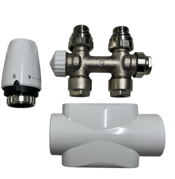 Heimeier Ventielset Recht V  met VLOERaansluiting 16/2