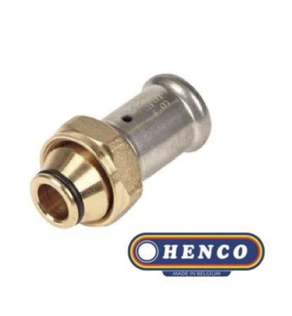 Henco Rechte Perskoppeling EK 3/4&quot; x 16/2 Met Losse Moer 