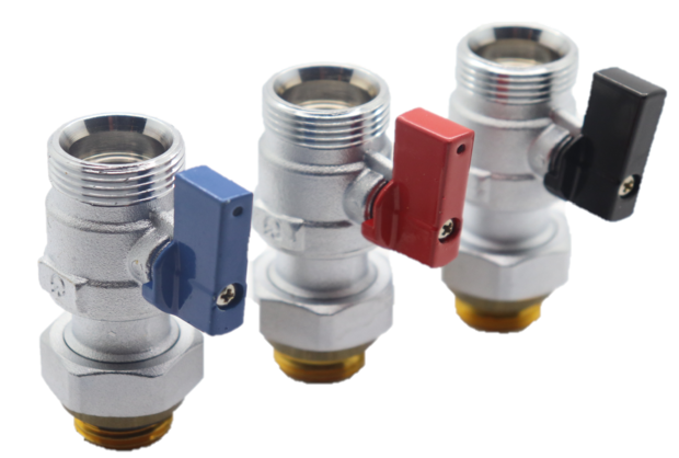 Collector Bolkraan grote doorlaat 1/2&quot; M -  EK met  alu hendel - tweedelig Premium