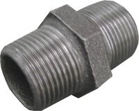 Nippel 1&frac14;"  (5/4") MM Gietijzer Zwart  