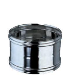 Inox Mof VV  Enkelwandig Diameter 130 mm