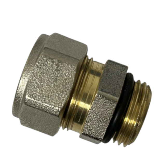 Begetube 1/2"M Met o-ring x 15 mm Klemkoppeling  401010512