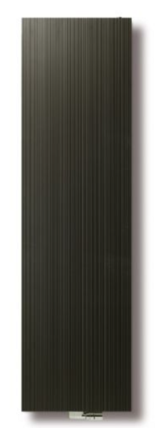 Vasco Bryce V75 Verticale Aluminium Radiator H1800 B600 (2028 Watt) - M300  BLACK JANUARI  structuurlak 