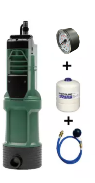 DAB Divertron X 900 comfort met aanzuigset 2 m , uitzetvat 8 l en manometer - 60209597H