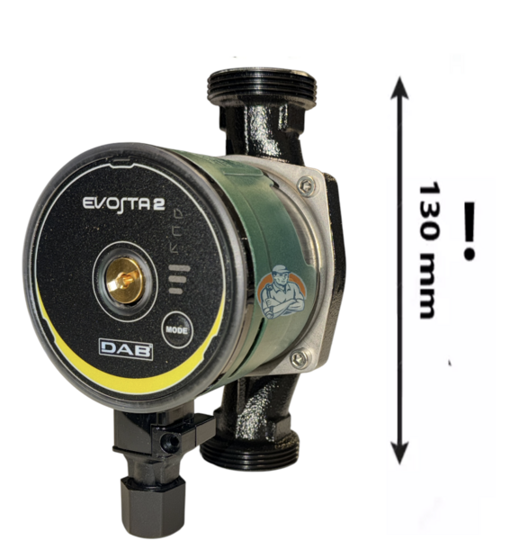 DAB EVOSTA2 40-70  INBOUWLENGTE 130 mm (CV Pomp) - 60186046