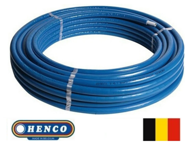 Henco Buis 20/2  RIXc (25 m)  met BLAUWE ISOLATIE mantel 6 mm  25ISO4R20BL