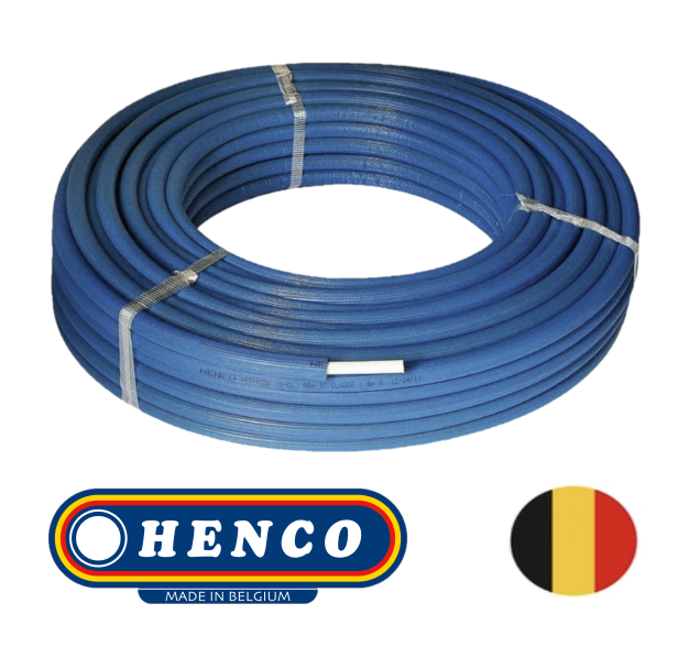 Henco Buis 16/2  RIXc (25 m)  met BLAUWE ISOLATIE mantel 6 mm  25ISO4R16BL