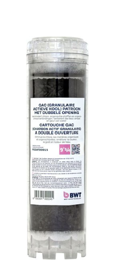 BWT Pluvio I en II vervangpatroon actieve koolstoffilter voor model tot 2015 FCCATD0015