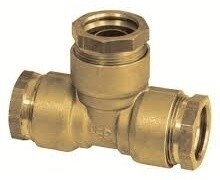SR11/R Klemkoppeling T-Stuk 3/4&quot;   28,2/4,3 mm Voor LDPE-Buis (BSR)  9011R20